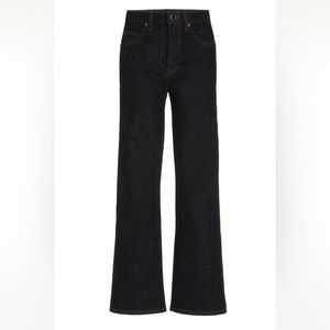 New Khaite Vivian Stretch High-Rise Cropped Bootcut Jeans sz 26